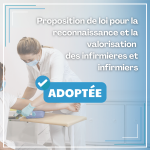 Adoption de la proposition de loi pour la reconnaissance et la valorisation des infirmières et infirmiers