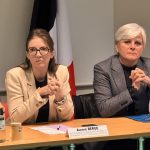 Centre Hospitalier d’Arcachon : accueil de la ministre Aurore Bergé